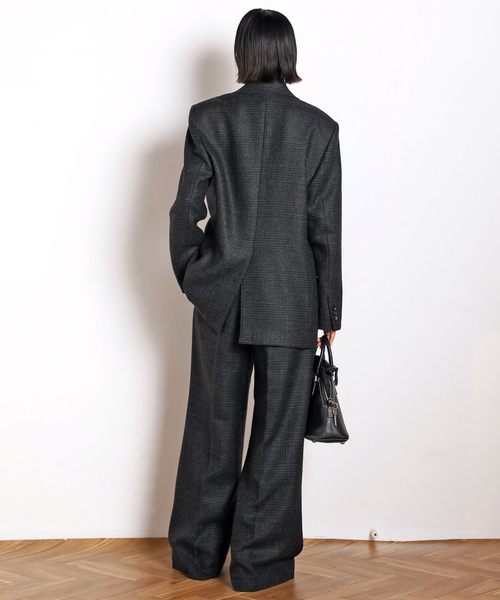 グレンチェックダブルジャケット（テーラードジャケット）｜AP STUDIO