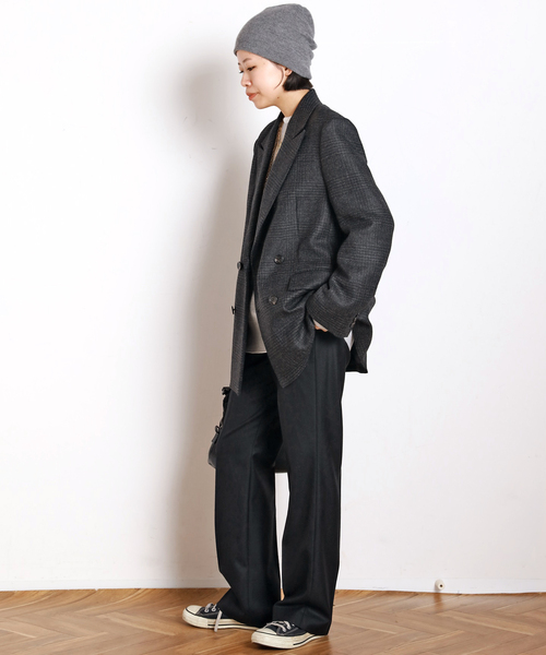 グレンチェックダブルジャケット（テーラードジャケット）｜AP STUDIO