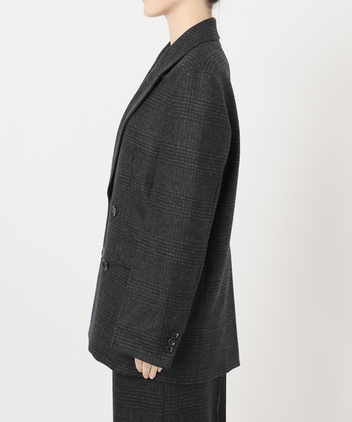 グレンチェックダブルジャケット（テーラードジャケット）｜AP STUDIO