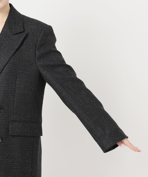 グレンチェックダブルジャケット（テーラードジャケット）｜AP STUDIO