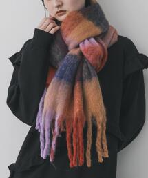 SENSE OF PLACE by URBAN RESEARCH | ボリュームチェックストール(マフラー)