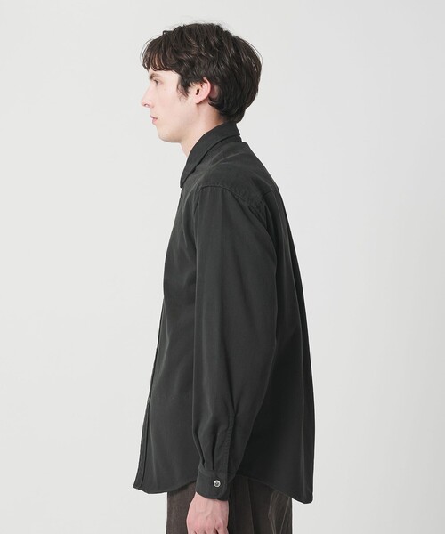 BEAUTY&YOUTH UNITED ARROWS（ビューティーアンドユースユナイテッドアローズ）の「ダブルブラッシュ コットン レギュラーシャツ FORM型（シャツ/ブラウス・メンズ・オレンジ/ダークグリーン・M/L/S/XL）」の10枚目の写真