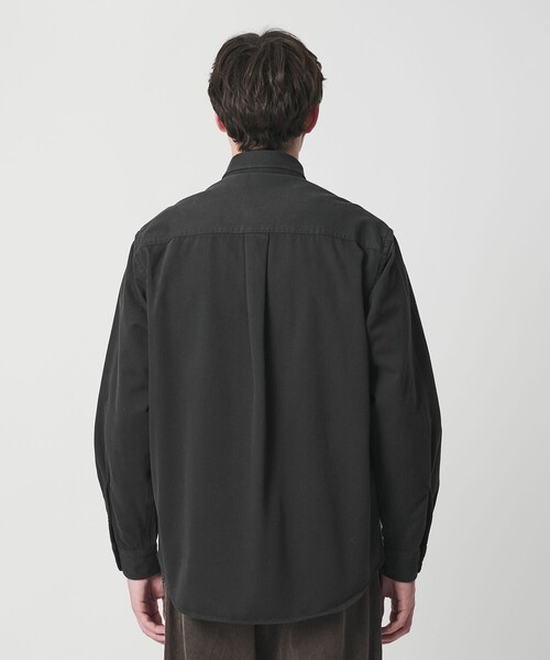 BEAUTY&YOUTH UNITED ARROWS（ビューティーアンドユースユナイテッドアローズ）の「ダブルブラッシュ コットン レギュラーシャツ FORM型（シャツ/ブラウス・メンズ・オレンジ/ダークグリーン・M/L/S/XL）」の11枚目の写真