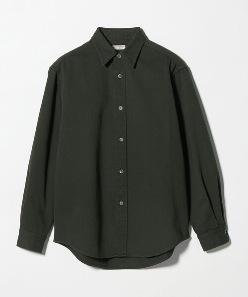 BEAUTY&YOUTH UNITED ARROWS（ビューティーアンドユースユナイテッドアローズ）の「ダブルブラッシュ コットン レギュラーシャツ FORM型（シャツ/ブラウス・メンズ・オレンジ/ダークグリーン・M/L/S/XL）」の16枚目の写真