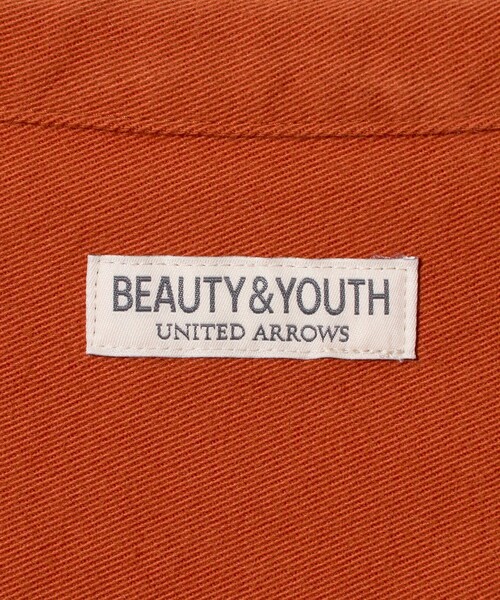 BEAUTY&YOUTH UNITED ARROWS（ビューティーアンドユースユナイテッドアローズ）の「ダブルブラッシュ コットン レギュラーシャツ FORM型（シャツ/ブラウス・メンズ・オレンジ/ダークグリーン・M/L/S/XL）」の20枚目の写真