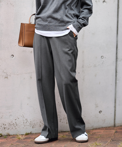 FRAMeWORK（フレームワーク）の「≪追加≫裏起毛フレアパンツ 4（スラックス・レディース・キャメル/チャコールグレー/ブラック・34/36/38/40）」の5枚目の写真