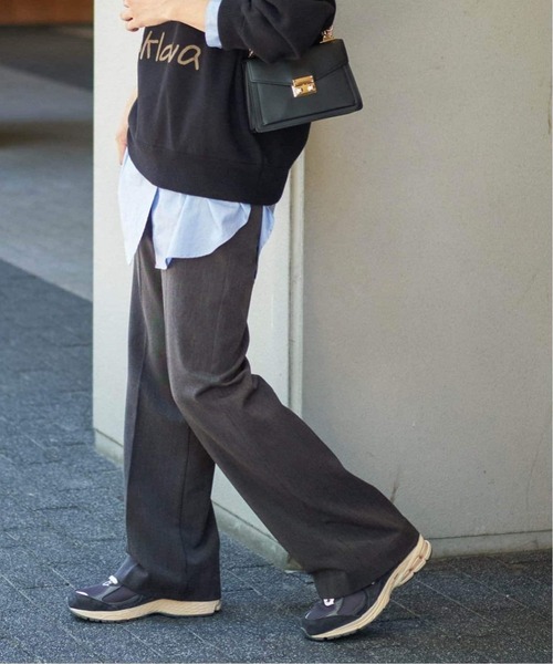 FRAMeWORK（フレームワーク）の「≪追加≫裏起毛フレアパンツ 4（スラックス・レディース・キャメル/チャコールグレー/ブラック・34/36/38/40）」の7枚目の写真