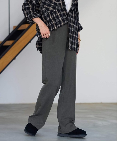 FRAMeWORK（フレームワーク）の「≪追加≫裏起毛フレアパンツ 4（スラックス・レディース・キャメル/チャコールグレー/ブラック・34/36/38/40）」の10枚目の写真