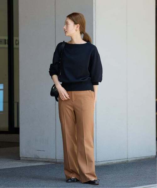 FRAMeWORK（フレームワーク）の「≪追加≫裏起毛フレアパンツ 4（スラックス・レディース・キャメル/チャコールグレー/ブラック・34/36/38/40）」の19枚目の写真