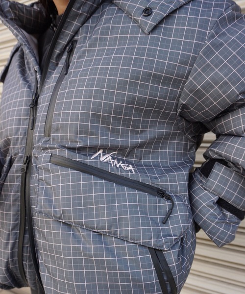 NANGA × Ameri POCKET CHECK DOWN COAT 【公式通販】