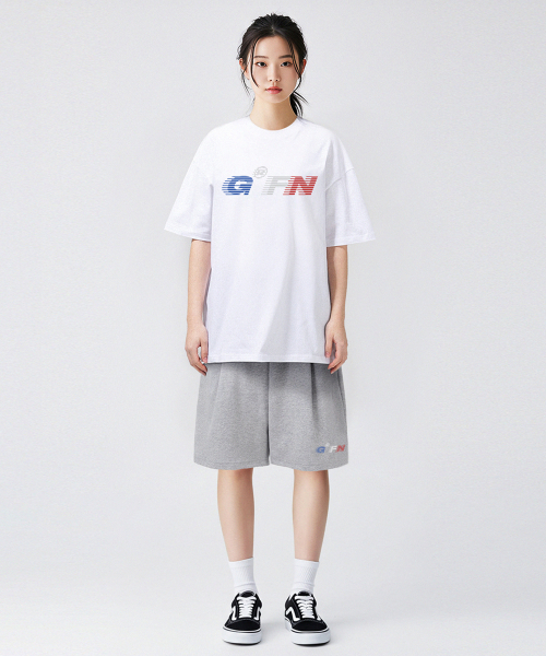 GRANFINNY（グランフィニ）の「スピードワンタックバミューダショートパンツ-メランジ（その他パンツ・レディース・グレー・SMALL/LARGE）」の8枚目の写真