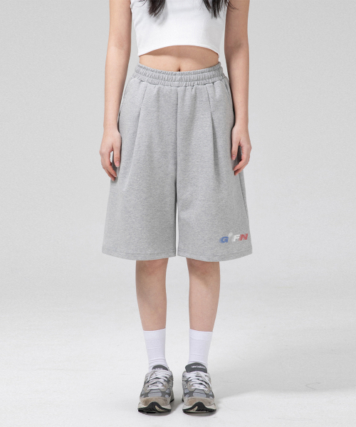 GRANFINNY（グランフィニ）の「スピードワンタックバミューダショートパンツ-メランジ（その他パンツ・レディース・グレー・SMALL/LARGE）」の9枚目の写真