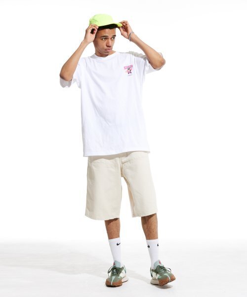 CREAM SODA LAB(クリームソーダラボ)の「LABグレーサーファースモールロゴ半袖Tシャツホワイトピンク(Tシャツ/カットソー・レディース・その他・X-LARGE/XX-LARGE/LARGE/MEDIUM)」の10枚目の写真