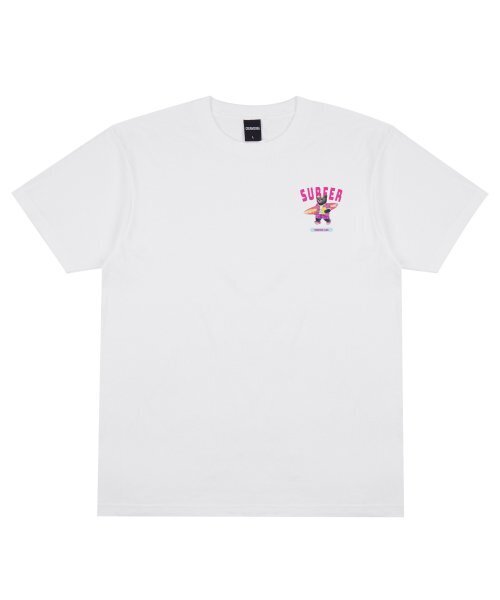 CREAM SODA LAB(クリームソーダラボ)の「LABグレーサーファースモールロゴ半袖Tシャツホワイトピンク(Tシャツ/カットソー・レディース・その他・X-LARGE/XX-LARGE/LARGE/MEDIUM)」の11枚目の写真