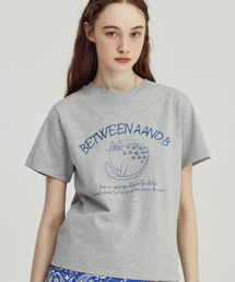 Between A and B（ビトウィーンエイアンドビー）の「スターリーキティバンパルティ[メランジグレー]（Tシャツ/カットソー）」