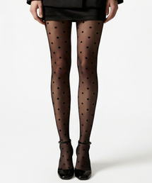 ROMANTIC TIGER（ロマンチックタイガー）の「Black Sheer Dot tights（タイツ/ストッキング）」