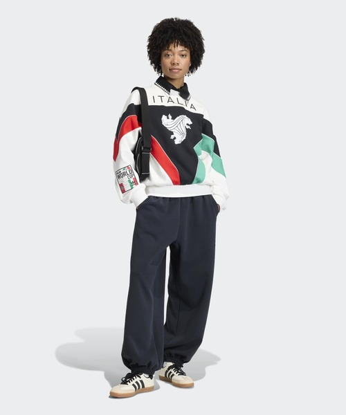 adidas(アディダス)の「Italia Coppa Del Mundo Crew / アディダスオリジナルス adidas Originals(スウェット・レディース・ホワイト・MEDIUM/SMALL/XX-LARGE/LARGE/X-LARGE)」の5枚目の写真