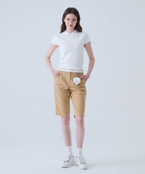 LORDLOAR(ロードロアル)の「ラウンドネックカラーなしニットホワイト(ポロシャツ・レディース・その他・MEDIUM/LARGE/SMALL)」の6枚目の写真