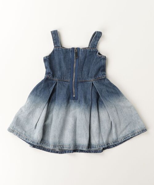 MAX&Co.(マックス アンド コー)の「Max&Co.(マックスアンドコー)Kids & Junior デニムノースリーブワンピース(ワンピース・キッズ・インディゴブルー・14Y/16Y/4Y/6Y/8Y/10Y/12Y)」の6枚目の写真