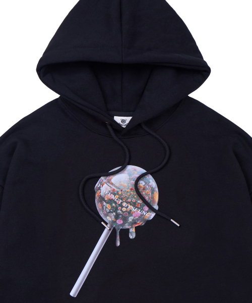 DYSFUNCT(ディスファンクト)の「GARDEN CANDY HOODIE(BLACK)(パーカー・レディース・その他・LARGE)」の5枚目の写真