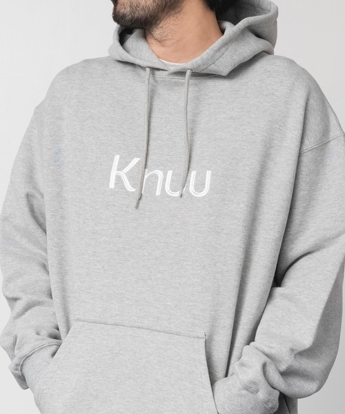 Knuu(ヌウ)の「Big Logo Heavy Hooded Sweatshirt(パーカー・メンズ・ブラック/マルーン/ネイビー/杢グレー/ホワイト・X-LARGE/LARGE/MEDIUM/SMALL)」の13枚目の写真