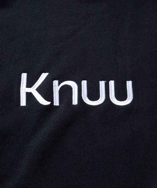 Knuu(ヌウ)の「Big Logo Heavy Hooded Sweatshirt(パーカー・メンズ・ブラック/マルーン/ネイビー/杢グレー/ホワイト・X-LARGE/LARGE/MEDIUM/SMALL)」の17枚目の写真