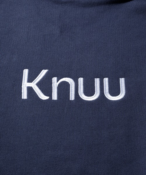 Knuu(ヌウ)の「Big Logo Heavy Hooded Sweatshirt(パーカー・メンズ・ブラック/マルーン/ネイビー/杢グレー/ホワイト・X-LARGE/LARGE/MEDIUM/SMALL)」の19枚目の写真