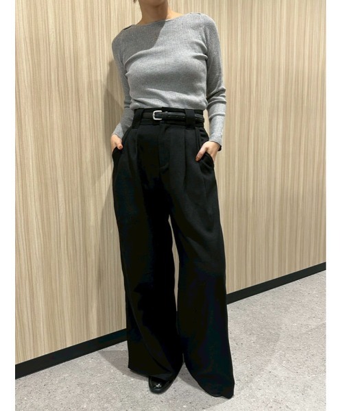 fifth（フィフス）の「ラインストーンニットプルオーバー（ニット/セーター・レディース・アイボリー/ブラック/グレー/レッド・M）」の16枚目の写真