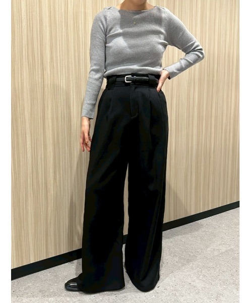 fifth（フィフス）の「ラインストーンニットプルオーバー（ニット/セーター・レディース・アイボリー/ブラック/グレー/レッド・M）」の15枚目の写真