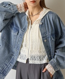 COLONY 2139 | レース切替フードシャツ(シャツ/ブラウス)