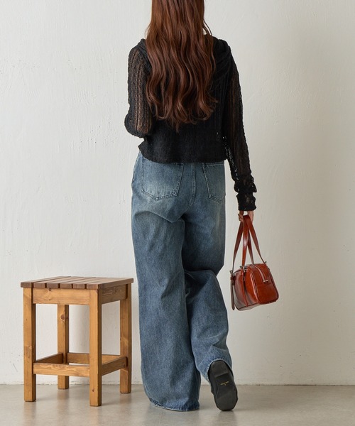 COLONY 2139(コロニートゥーワンスリーナイン)の「レース切替フードシャツ(シャツ/ブラウス・レディース・ブラック/アイボリー・FREE)」の22枚目の写真