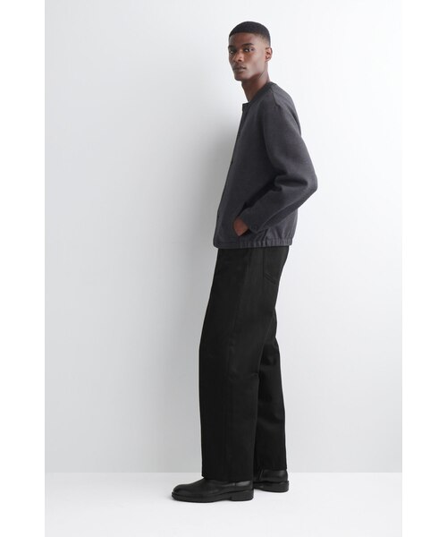 スキューバジャージクルーネックカーディガン（カーディガン/ボレロ