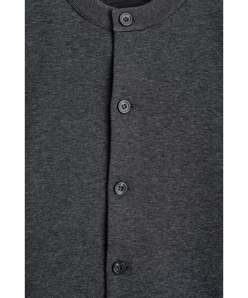 COS（コス）の「スキューバジャージクルーネックカーディガン（カーディガン/ボレロ・メンズ・グレー系その他・XS/M/S/L/XL）」の8枚目の写真