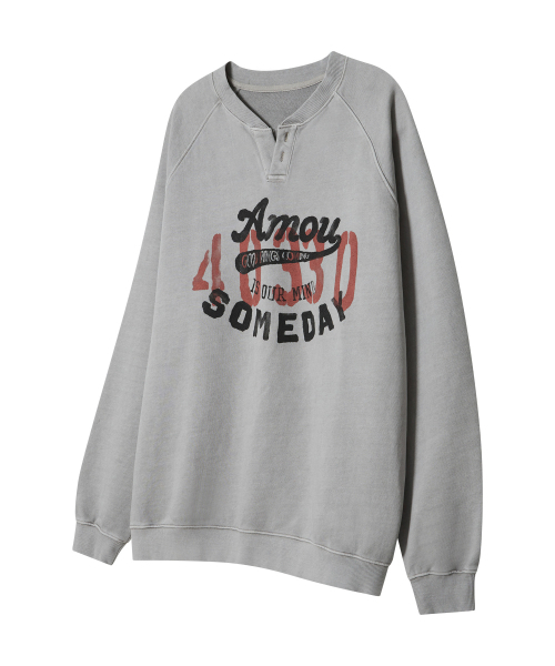 AMOU(アモウ)の「Amou someday Henley neck gray(スウェット・メンズ・その他・1/2/3)」の18枚目の写真
