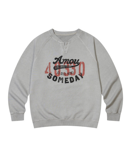 AMOU(アモウ)の「Amou someday Henley neck gray(スウェット・メンズ・その他・1/2/3)」の17枚目の写真