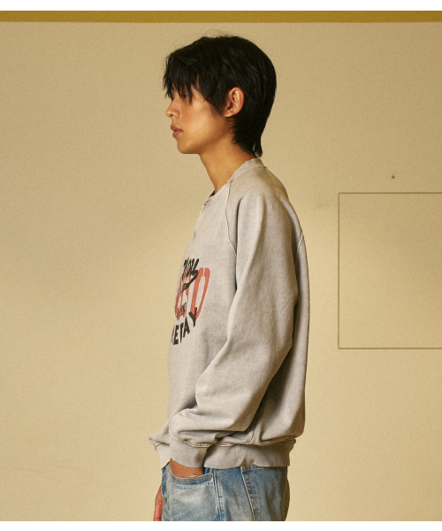 AMOU(アモウ)の「Amou someday Henley neck gray(スウェット・メンズ・その他・1/2/3)」の10枚目の写真