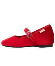 DIFFERSHOE（ディファーシュー）の「Belin Square Mary Jane 5CM [Red]（バレエシューズ・レディース）」