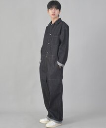 SAINTCREW（セントクルー）の「Classic EX Wide Jumpsuit CWF-521 Natural Indigo Denim（つなぎ/オールインワン・メンズ）」