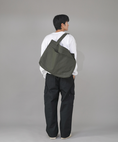 SAINTCREW(セントクルー)の「メガビッグサイズペンタゴンエコバッグ MBE-141 カーキ BKS(エコバッグ/サブバッグ・メンズ・その他・フリー)」の7枚目の写真