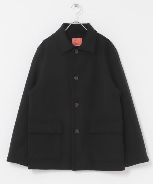 ITEMS URBANRESEARCH（アイテムズ アーバンリサーチ）の「360°stretch ショートコート（ブルゾン・メンズ・ブラック/ダークブラウン・MEDIUM/LARGE）」の7枚目の写真