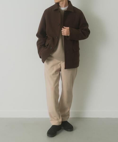 ITEMS URBANRESEARCH（アイテムズ アーバンリサーチ）の「360°stretch ショートコート（ブルゾン・メンズ・ブラック/ダークブラウン・MEDIUM/LARGE）」の13枚目の写真