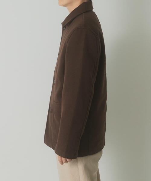 ITEMS URBANRESEARCH（アイテムズ アーバンリサーチ）の「360°stretch ショートコート（ブルゾン・メンズ・ブラック/ダークブラウン・MEDIUM/LARGE）」の15枚目の写真