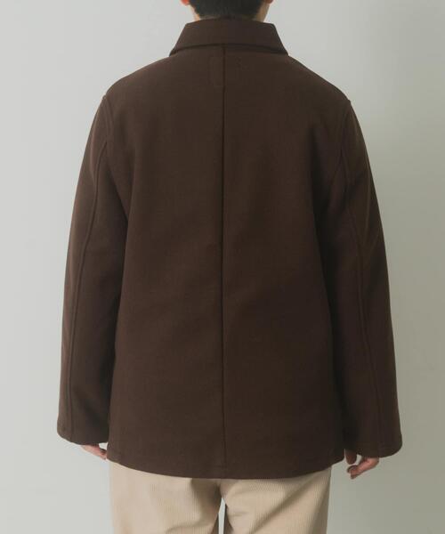 ITEMS URBANRESEARCH（アイテムズ アーバンリサーチ）の「360°stretch ショートコート（ブルゾン・メンズ・ブラック/ダークブラウン・MEDIUM/LARGE）」の16枚目の写真