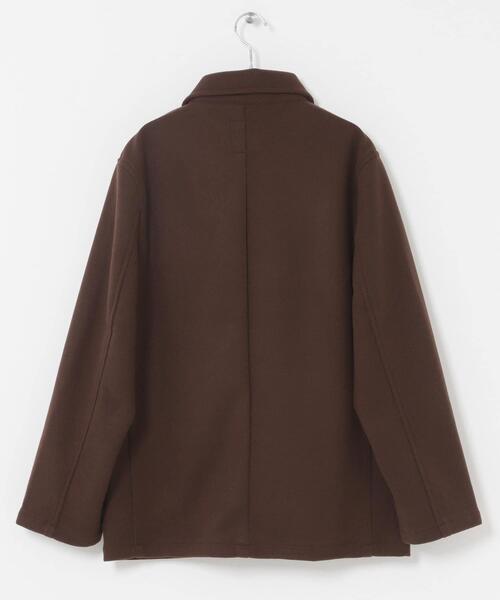 ITEMS URBANRESEARCH（アイテムズ アーバンリサーチ）の「360°stretch ショートコート（ブルゾン・メンズ・ブラック/ダークブラウン・MEDIUM/LARGE）」の20枚目の写真