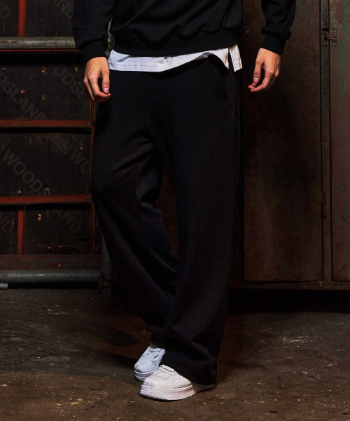 GALEX(ギャレックス)の「レトロカーブスウェットパンツ ブラック GA5752 BK(スウェットパンツ・レディース・その他・SMALL/MEDIUM/LARGE)」の2枚目の写真