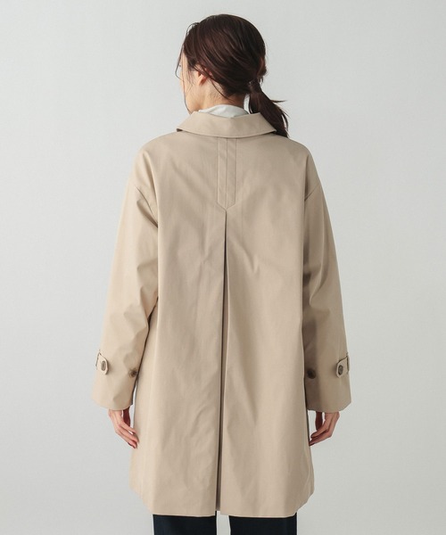 GLOBAL WORK（グローバルワーク）の「防風ステンカラーミドルコート/612367（ステンカラーコート・レディース・カーキブラウン/ベージュ/モカ・LARGE/MEDIUM）」の10枚目の写真