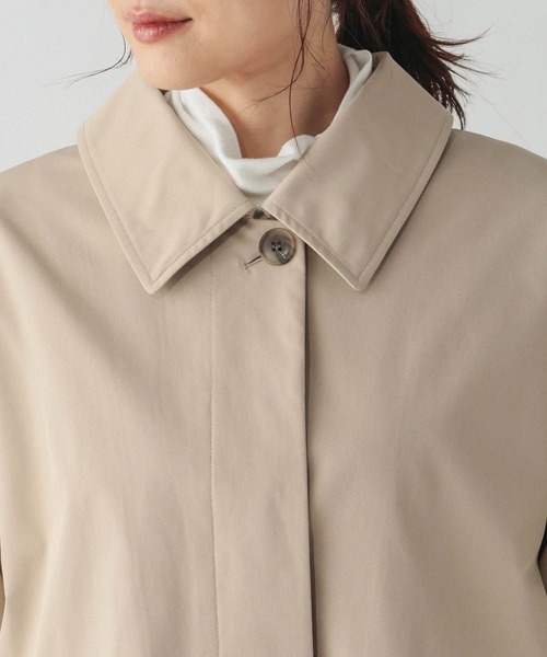 GLOBAL WORK（グローバルワーク）の「防風ステンカラーミドルコート/612367（ステンカラーコート・レディース・カーキブラウン/ベージュ/モカ・LARGE/MEDIUM）」の11枚目の写真