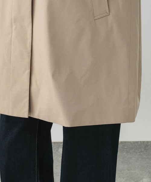 GLOBAL WORK（グローバルワーク）の「防風ステンカラーミドルコート/612367（ステンカラーコート・レディース・カーキブラウン/ベージュ/モカ・LARGE/MEDIUM）」の15枚目の写真