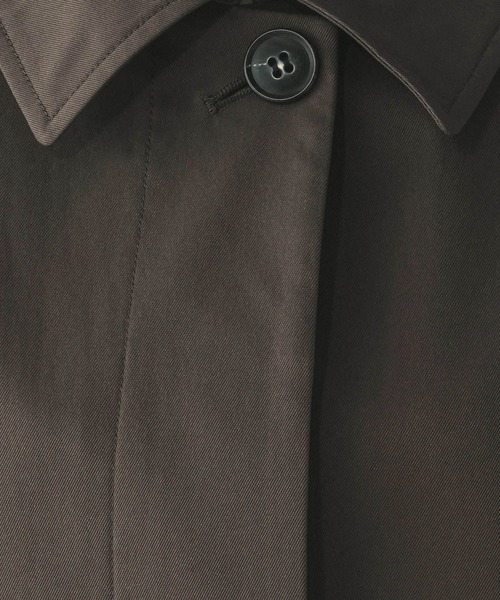 GLOBAL WORK（グローバルワーク）の「防風ステンカラーミドルコート/612367（ステンカラーコート・レディース・カーキブラウン/ベージュ/モカ・LARGE/MEDIUM）」の18枚目の写真