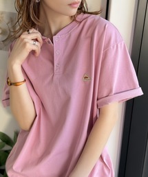 Java（ジャバ）の「《JaVaジャバコラボ》【接触冷感機能付き】315gヘビーウェイト素材 裾ドロスト付き リングドット釦 ヘンリーネックTシャツ（Tシャツ/カットソー）」